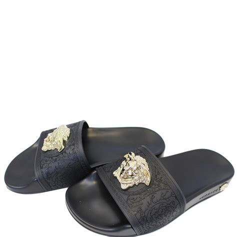 versace sliders women's|versace baroque medusa slide.